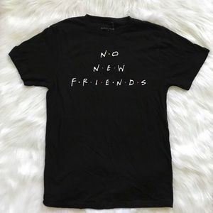 5x$25 Friends Men’s Black Graphic Short Sleeve Shirt